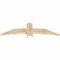Ekena Millwork Bellingham Rough Sawn Timber Gable Bracket, Douglas Fir, 60"W x 17"H x 2"D x 6"F, 7/12 Pitch GBW060X17X0206BEL00RDF - alternate 5